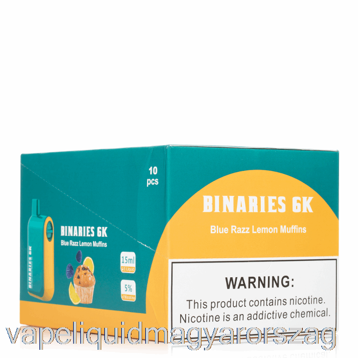 [10 Csomagos] Horizon Binárisok 6k 6000 Eldobható Vape E Cigi